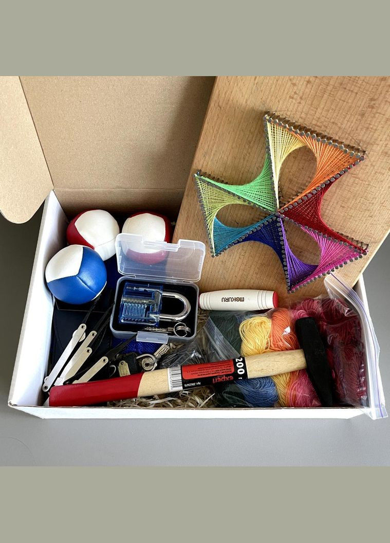 Подарочный бокс с творческими и спортивными занятиями No Brand (364502608)