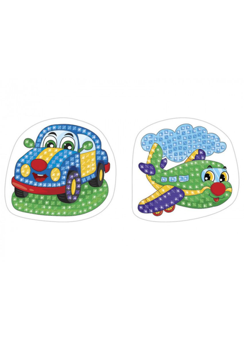 Стікерна мозаїка №3. Машина та Літак 1010051У (Ранок-Креатив) Ranok Creative (338881218)