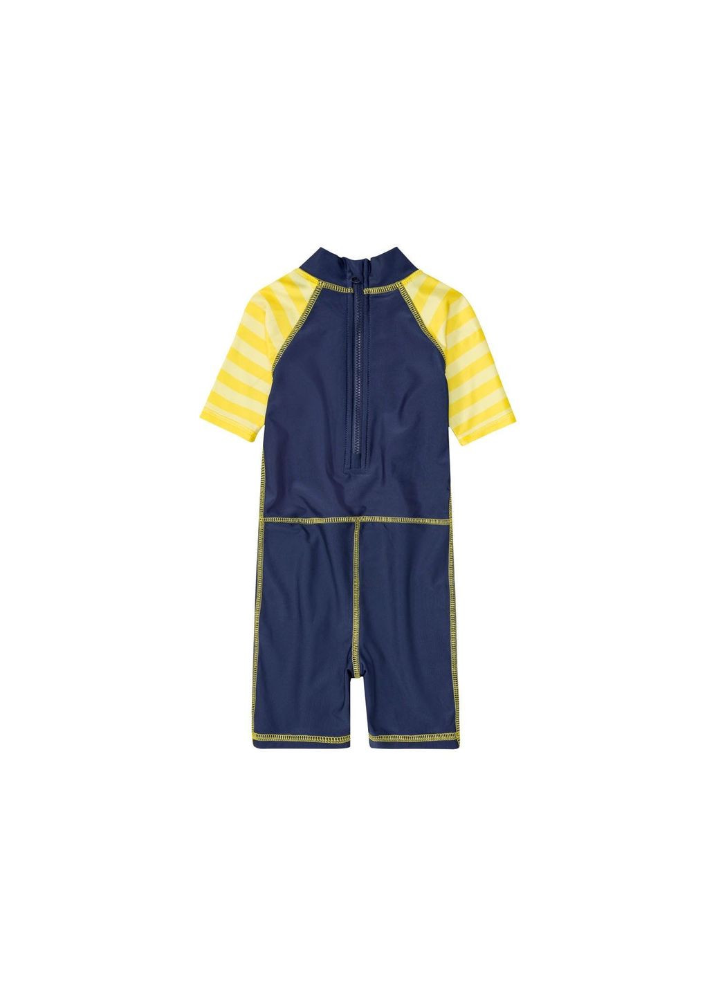 Комбинированный летний комбинезон для плавания с защитой upf 50 для девочки слитный Lupilu