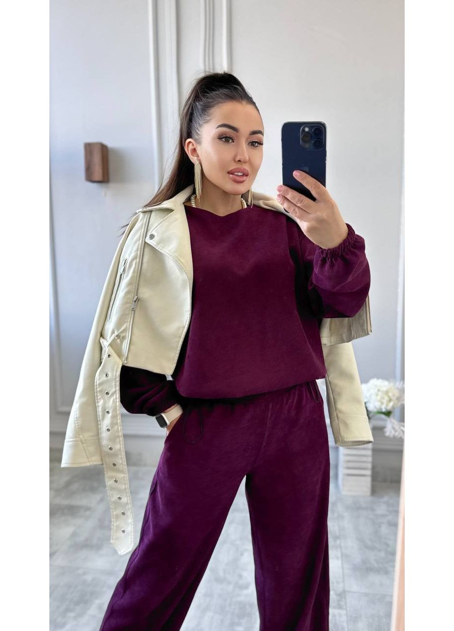 💥 Костюм-двойка из микровельвета 💥Ознакомьтесь с размерной сеткой DK/DL Мода без кордонів (361145197)