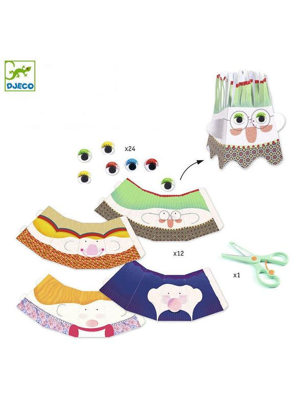 Набор для творчества фигурки из бумаги Снип снип DJ09870 Djeco (362314353)