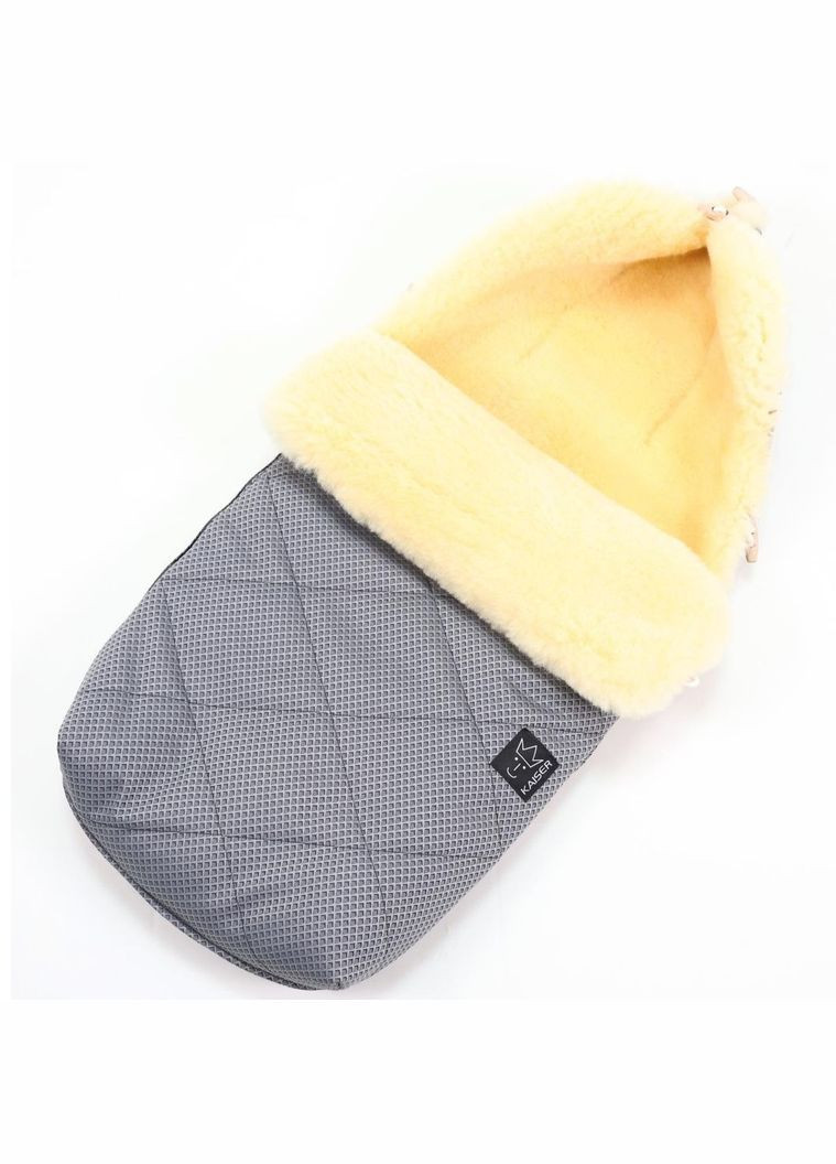 Теплий конверт Натура, з натуральної овчини, вафельний антрацит () Kaiser 6541112 (328308905)