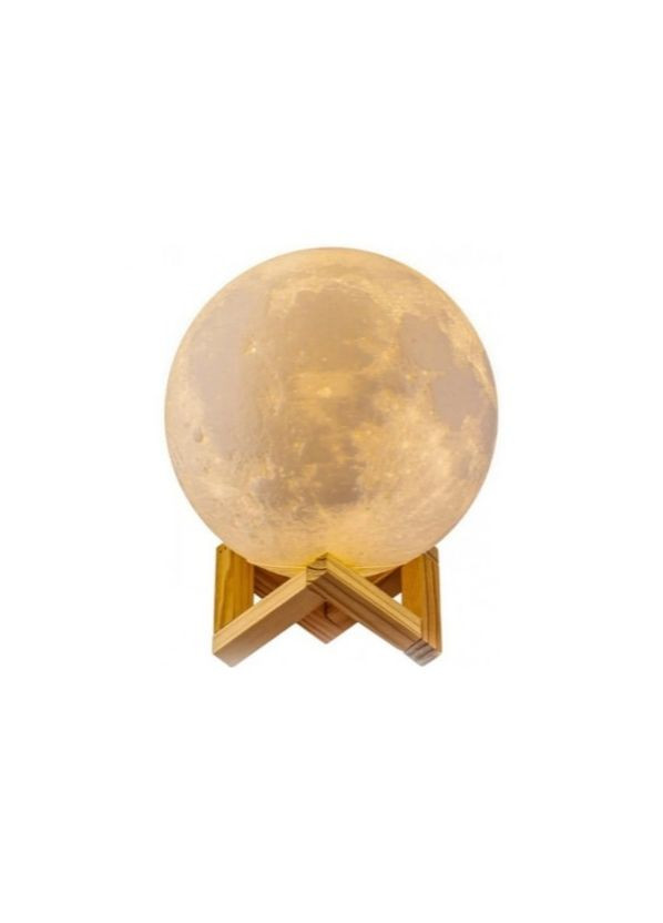 Світильник у вигляді місяця 3D біла 17 см, Настільний світильник місяць на сенсорному управлінні, Дитячий нічник No Brand Moon Lamp (303928700)