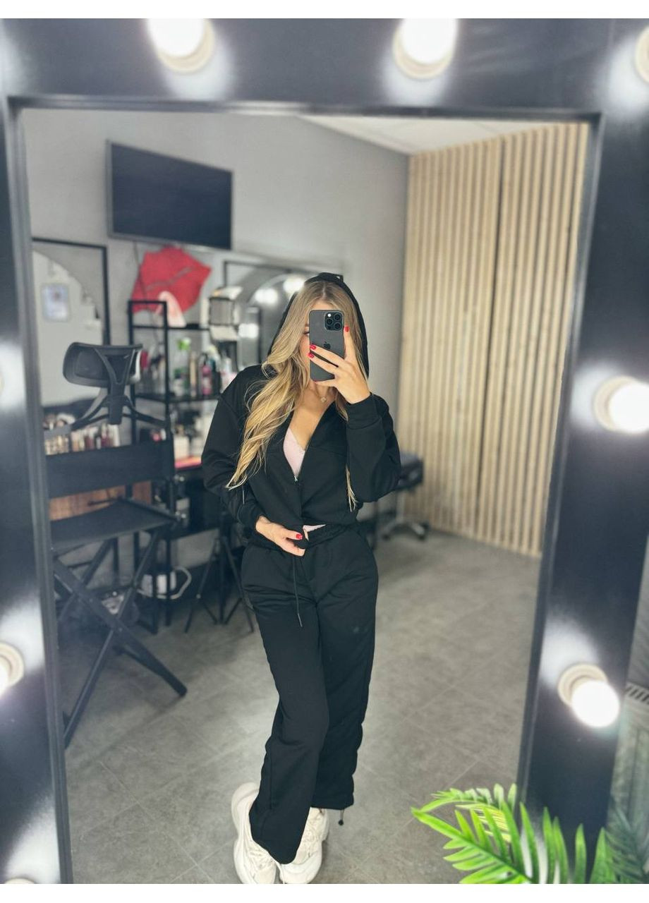 Стильний жіночий костюм з худі на блискавці Україна (356683150)