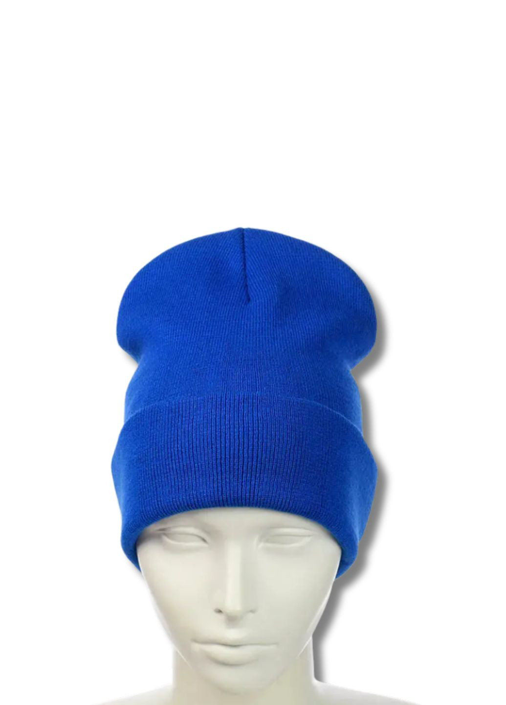 Молодіжна двошарова шапка біні лонг No Brand Шапка біні лонг лопата (362411563)