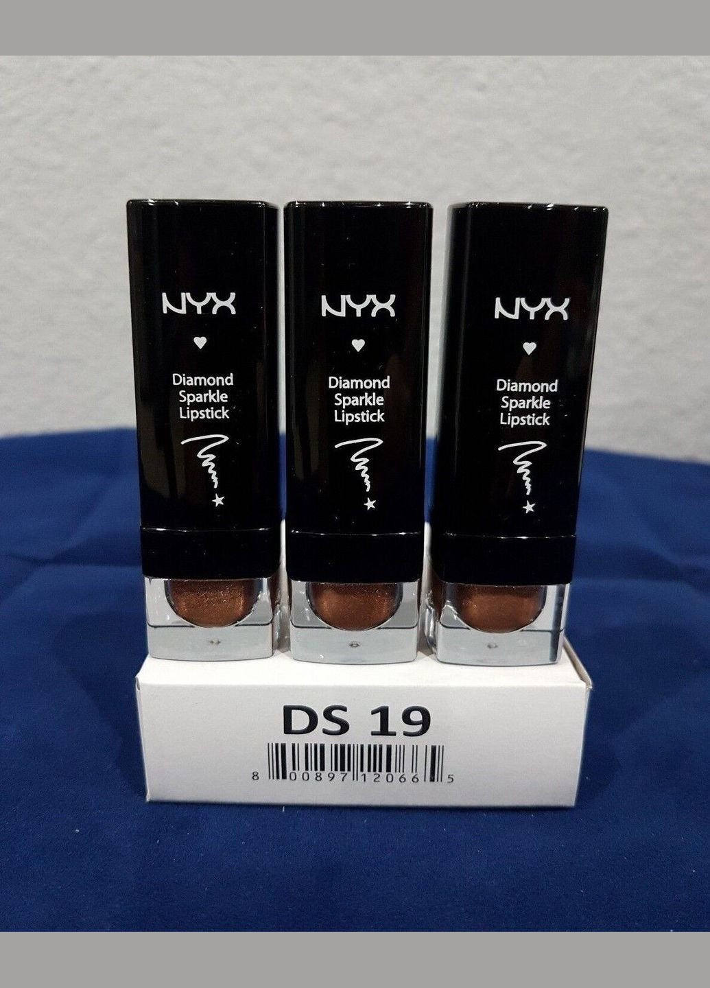 Губна помада NYX Diamond Sparkle Lipstick DS19 Sparkling Bubbles NYX Professional Makeup (279364160)