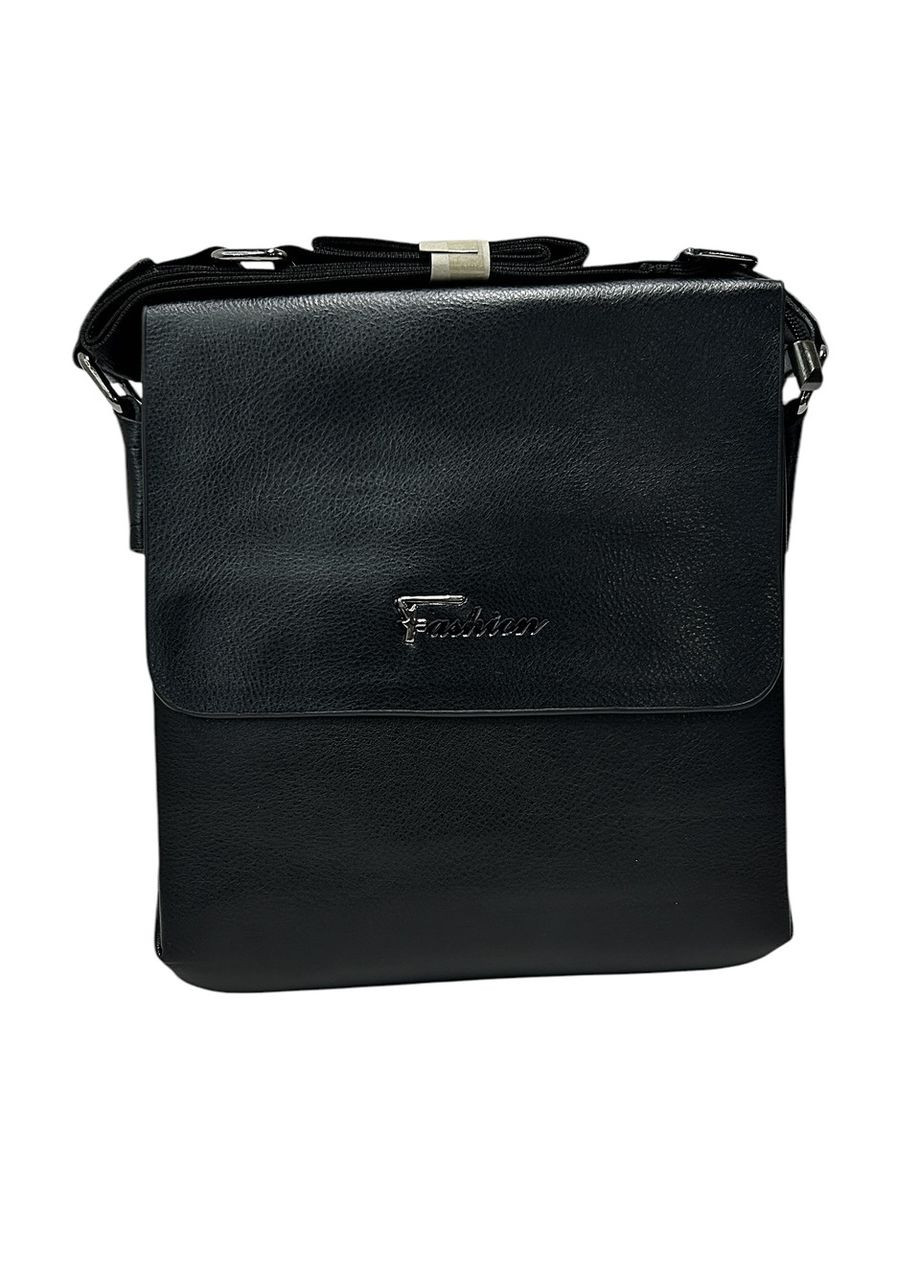 Чоловіча сумка з еко-шкіри Fashion 9822-1 чорна 27.5 x 23 x 5 No Brand (371681948)