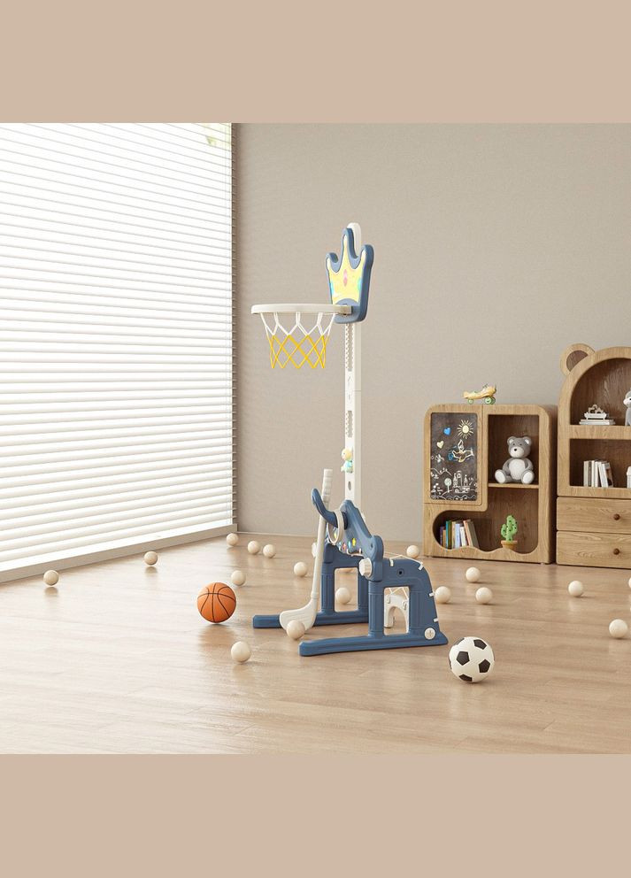 Дитячий ігровий набір "Корона" "Баскетбол та гольф" із кільцем та м'ячами " " Том.М (346489163)