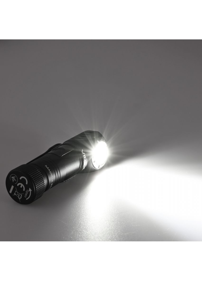 Ліхтарик налобний (на голову) туристичний VLF-A056H IP68, 200 Лм, 5000K, червоне світло, Li-ion AA USB-C Videx (366666147)