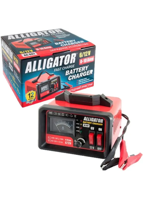 Зарядний пристрій для автомобільного акумулятора AC807 Alligator (399052613)
