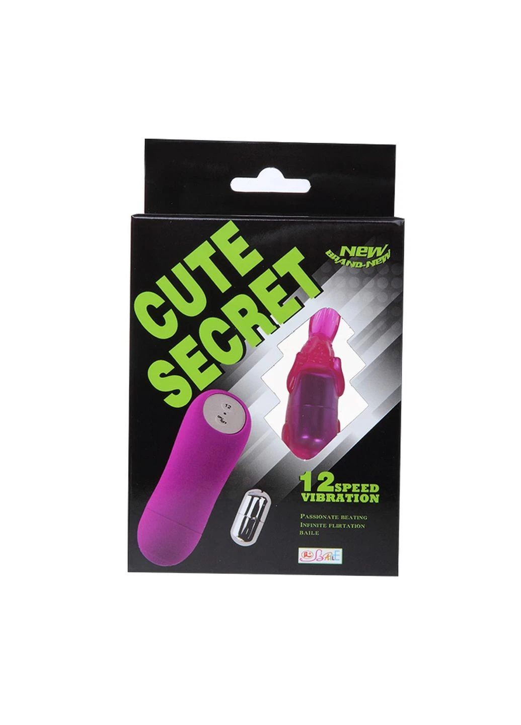 Вібратор для клітора Pretty Love Cute Secret, 6,5 см (рожевий) Baile (374623394)