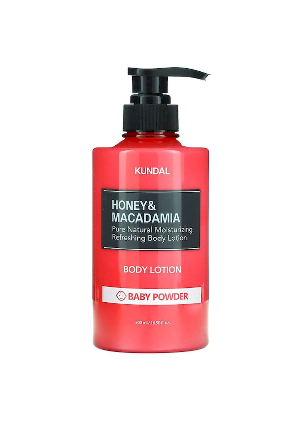 Лосьйон Honey & Macadamia Pure Body Lotion Baby Powder для тіла "Дитяча присипка" 500 мл Kundal (298876041)