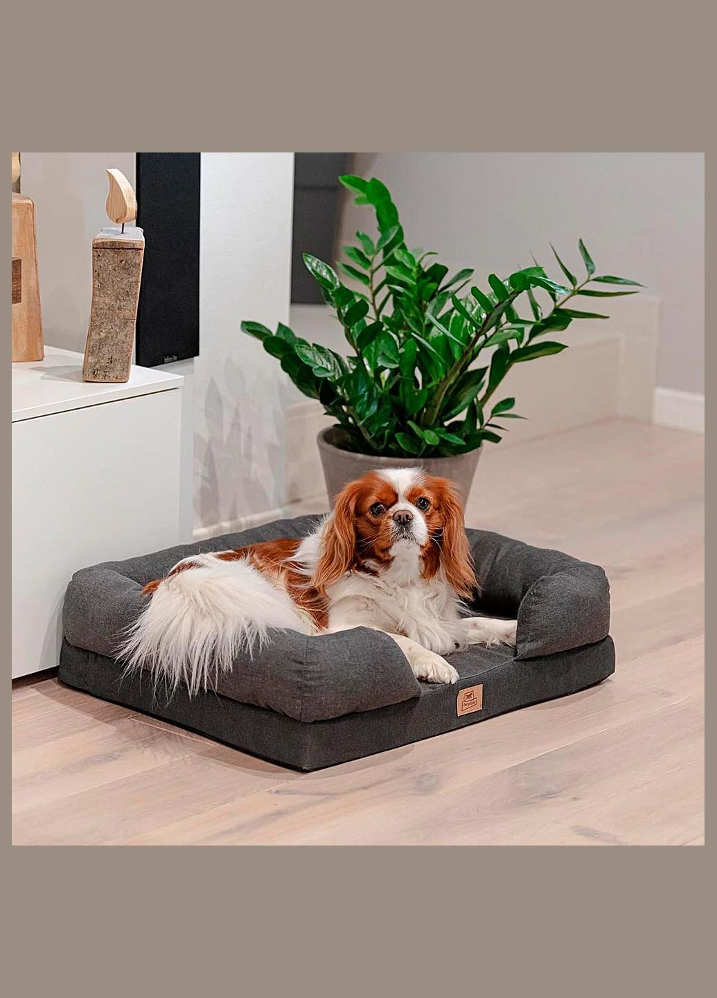 Лежак для собак з ортопедичного матраца з піною з ефектом пам'яті Memor One (Ферпласт Мемор Ван) 93 x 73 x h 22,5 cm - L Ferplast (297512458)