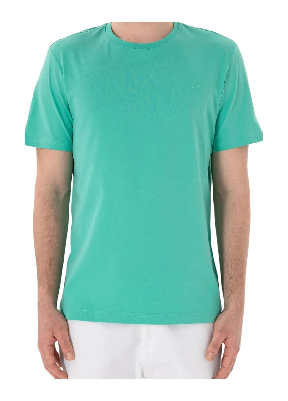 Зеленая футболка мужская базовая u.s. polo assn. uspa U.S. Polo Assn.
