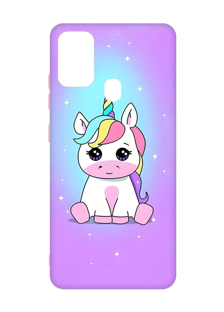 Матовый чехол на Samsung Galaxy M30s/M21:: Единорог (принт 103) Creative (360658548)