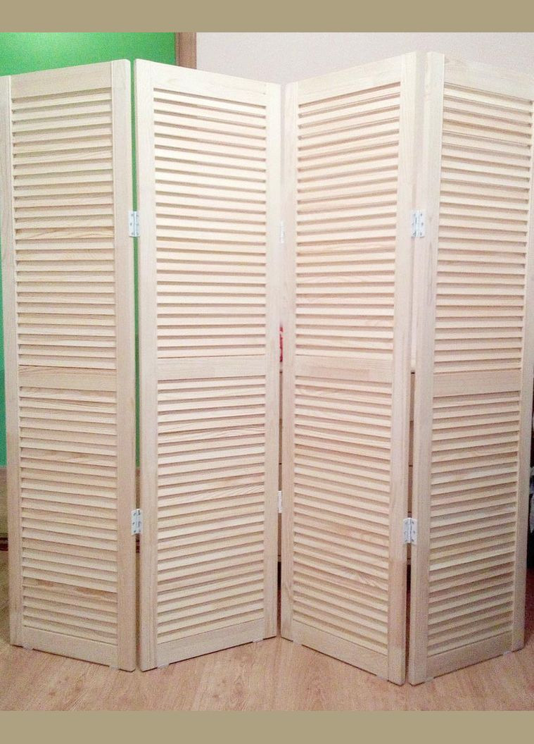 Деревянная ширма Рабак 160х40х4 бланже (ШДР-401401) No Brand (328079099)