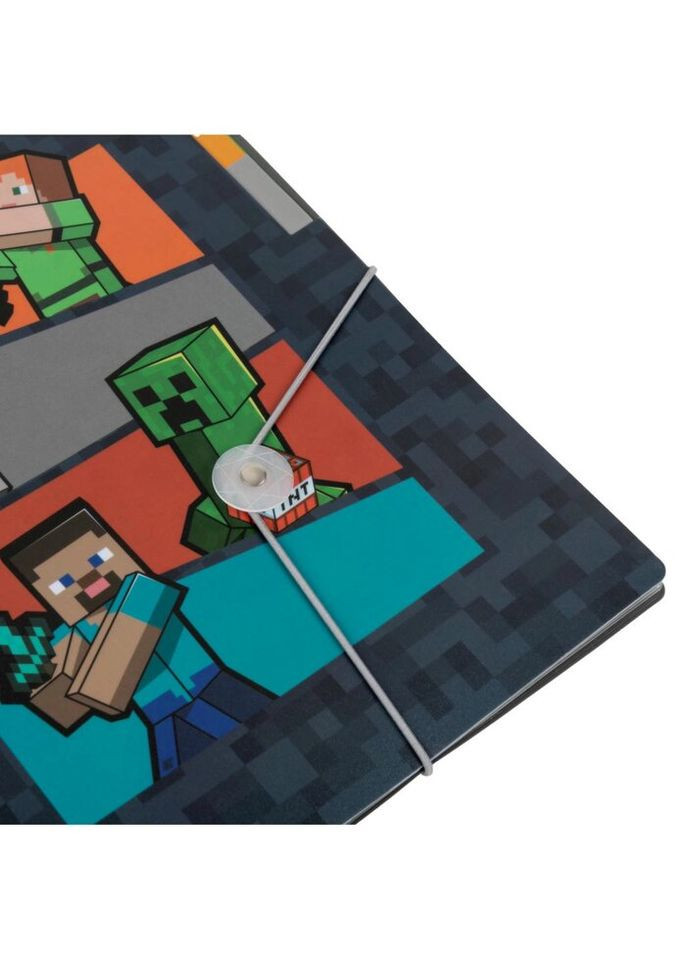 Папка c 3 разделителями А4 Minecraft 492112 22,9х31,8х1 см Yes (328391866)