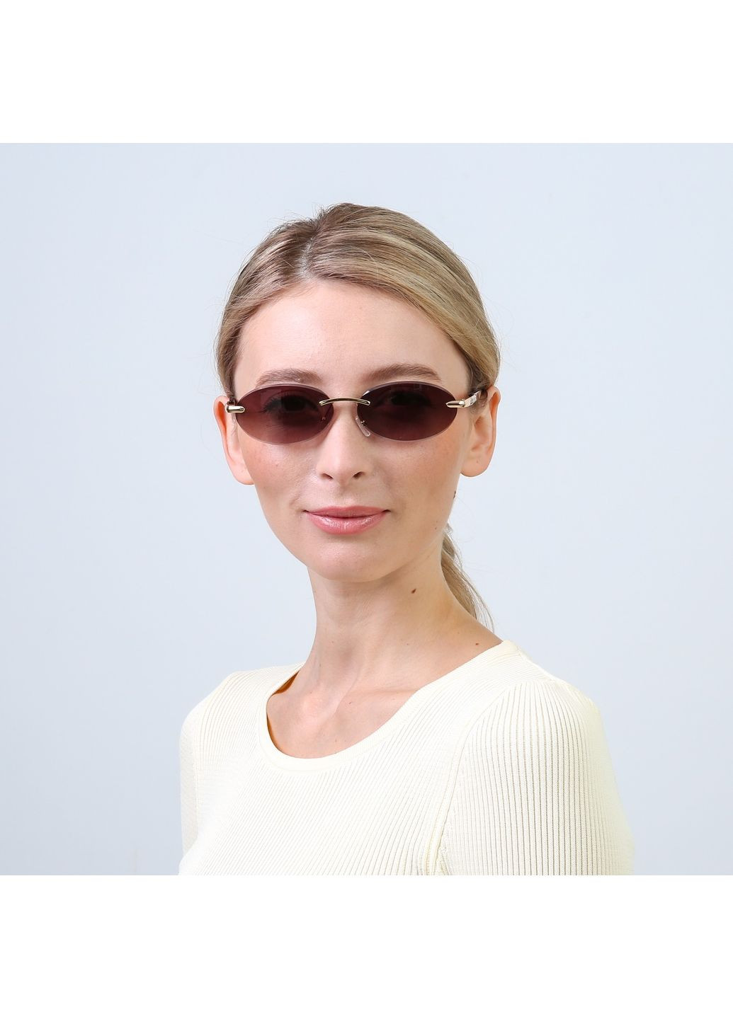 Сонцезахисні окуляри Еліпси жіночі LuckyLOOK 856-776 (345557078)