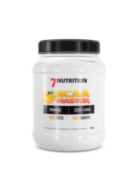 Аминокислоты BCAA Master 500 g (Orange) 7 Nutrition (284712536)