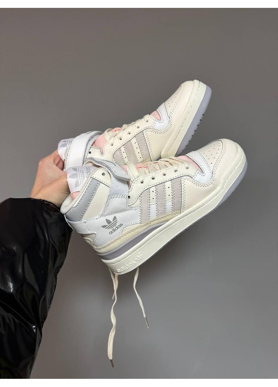 КРОСІВКИ ЖІНОЧІ ADIDAS FORUM 84 HIGH CREAM PINK АДІДАС ФОРУМ 84 No Brand рожеві демісезони (368862033)
