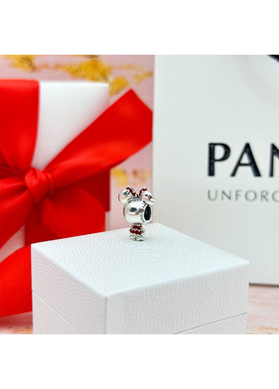 Серебряный шарм Пандора "Минни Маус" Disney 798880C02 Kabluchka (355347718)