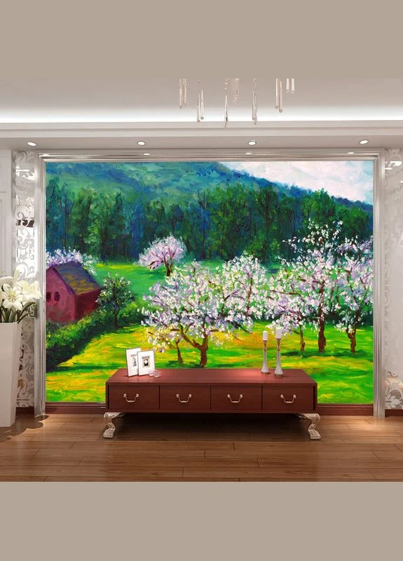 3D фотошпалери "Квітучий сад" No Brand (316310497)