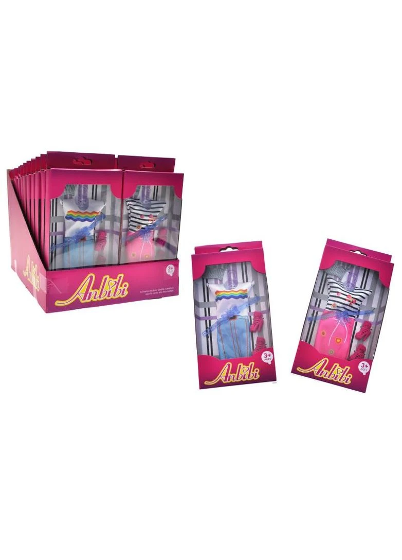 Одежда для куклы в дисплее 24шт WX222-4 р.31,5*22,5*23см YG Toys (389891929)