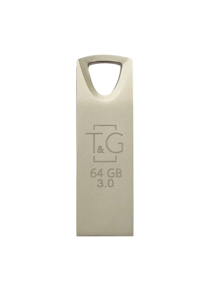 Флеш-накопичувач USB3.0 64GB 117 Metal Series Сріблястий (TG117SL-64G3) T&G (395061090)