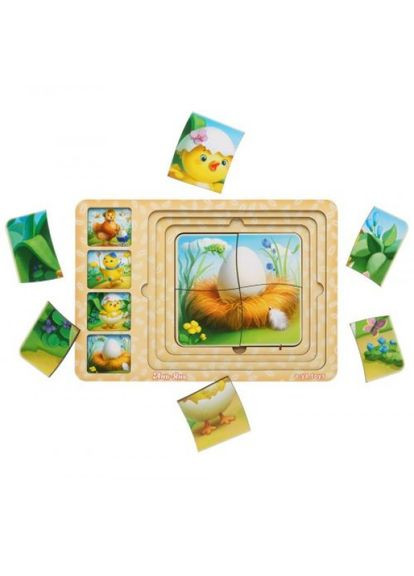 Сортер-пазл "Етапи розвитку курочки" Ань-Янь (318017114)