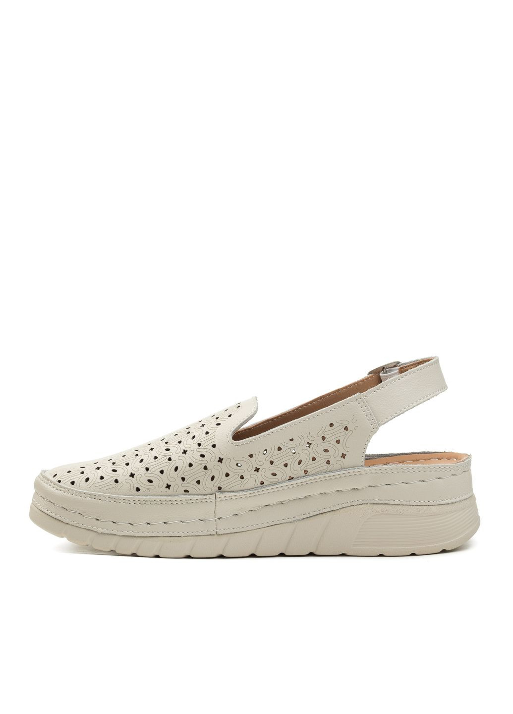 Бежевые босоножки (1366л) Lifexpert