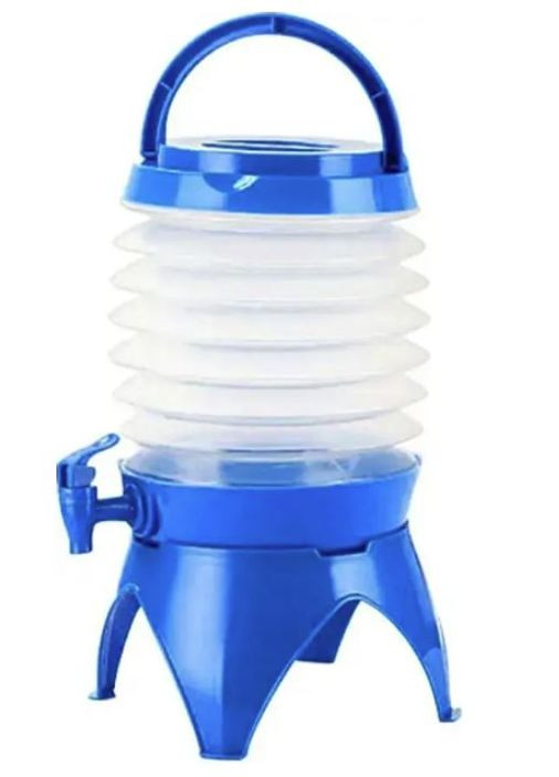 Складной портативный диспенсер с краном для воды и напитков 5,5л. EB-18426 Edenberg (367056697)