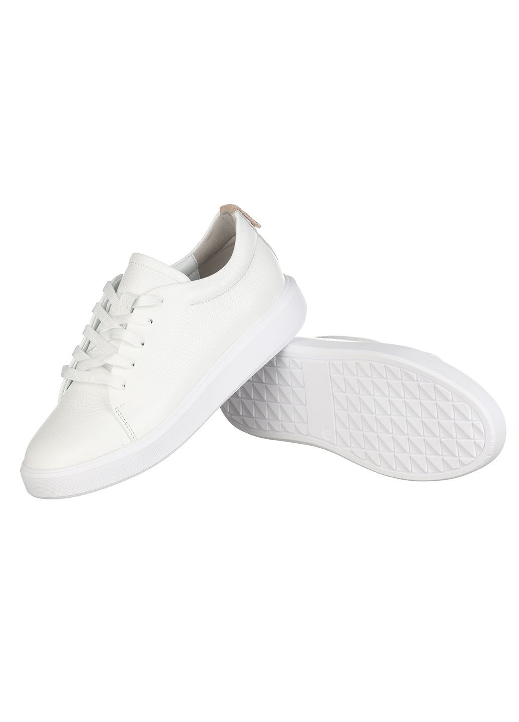 Білі осінні жіночі кросівки зі шкіри 0131-2314 Rispetto