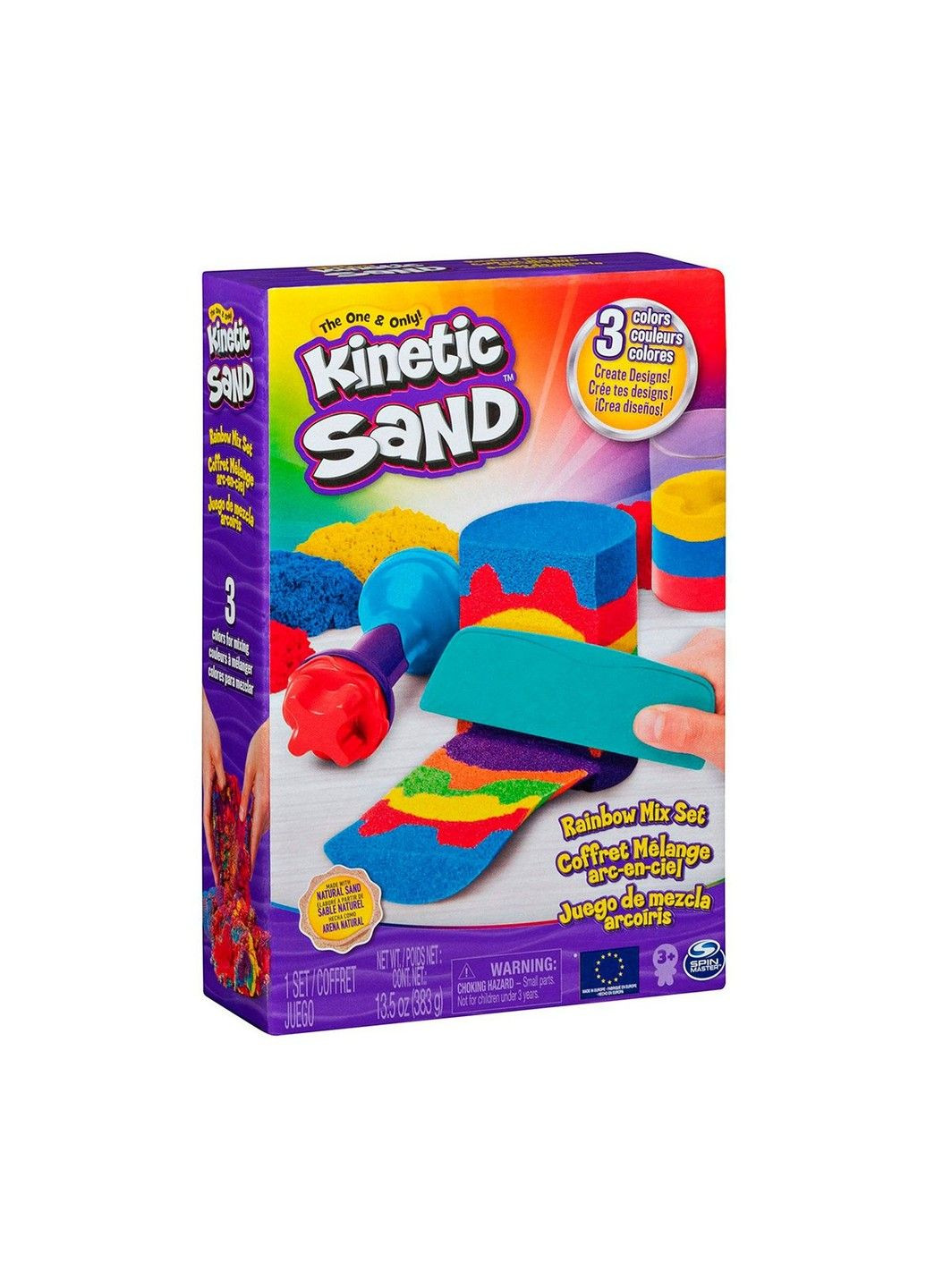 Набор песка для детского творчества - Радужный микс Kinetic Sand (299896399)