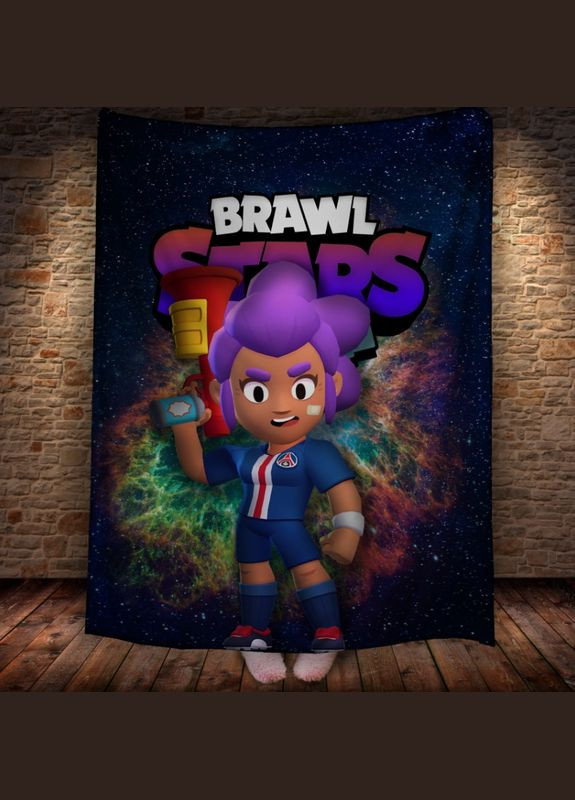 Плед з 3D принтом на тему Brawl Stars Герої Бравл Старс Перша Креативна мануфактура PERFECTUS Плед (301869684)