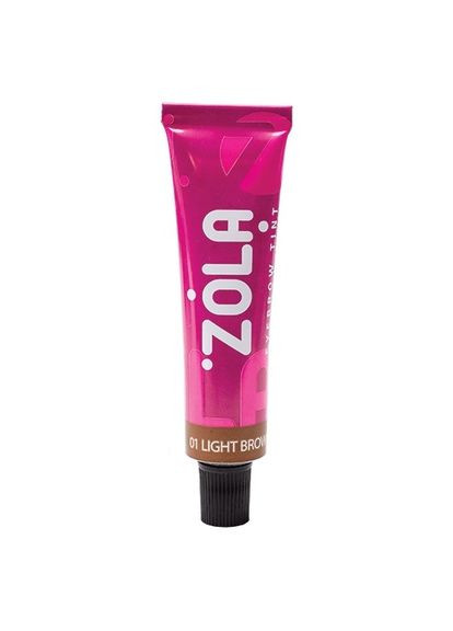 Краска для бровей с коллагеном Eyebrow Tint With Collagen 01 Light Brown 15ml ZOLA (304540833)