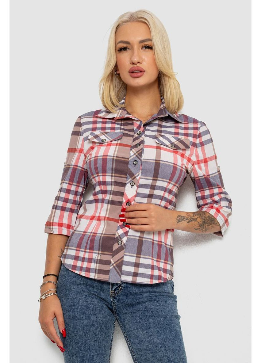 Сорочка жіноча в клітку,, 230R063 Ager (365077398)