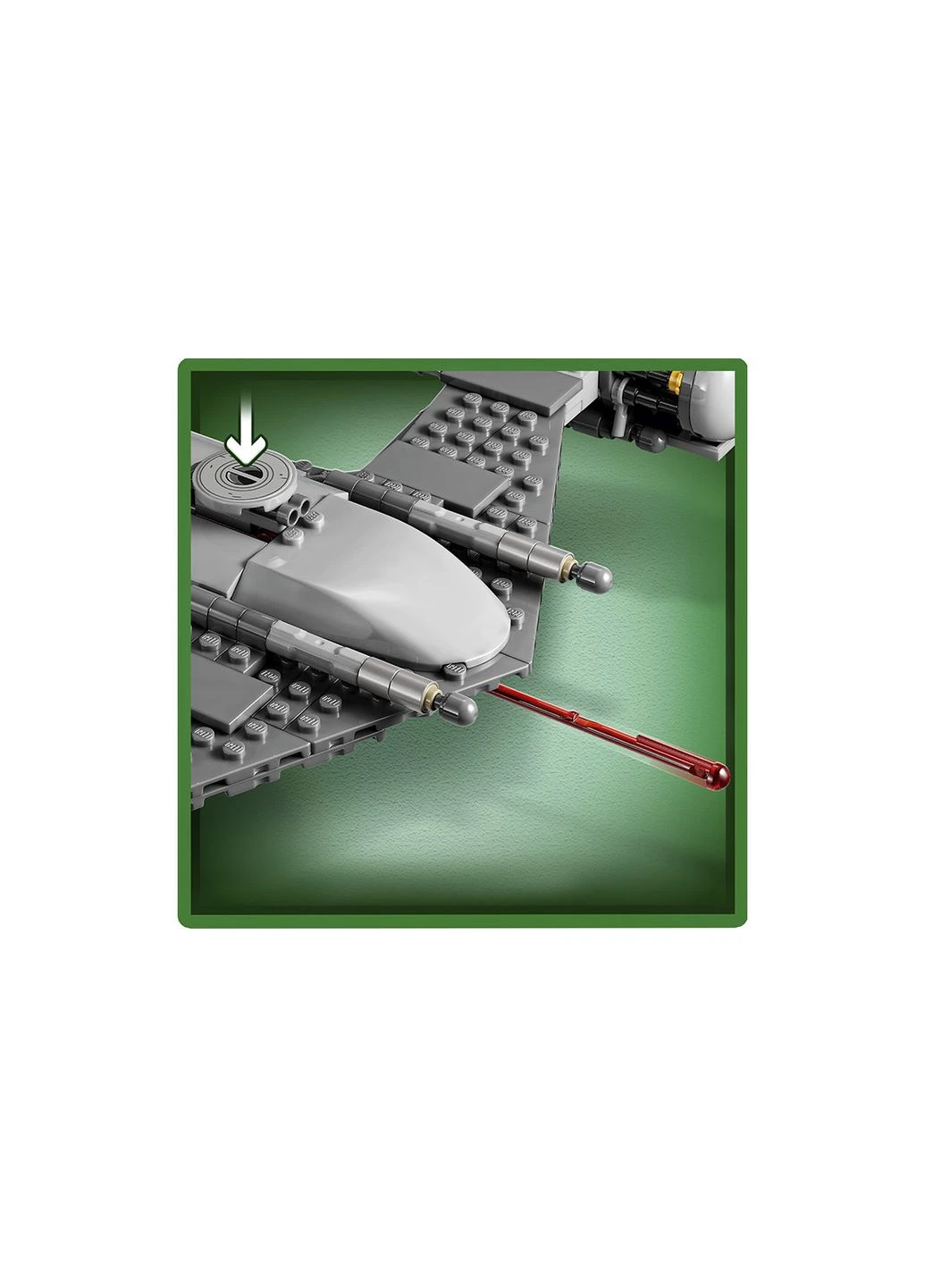 Star Wars Зоряний винищувач Мандалорця N-1 412 деталей (75325) Lego (304055094)