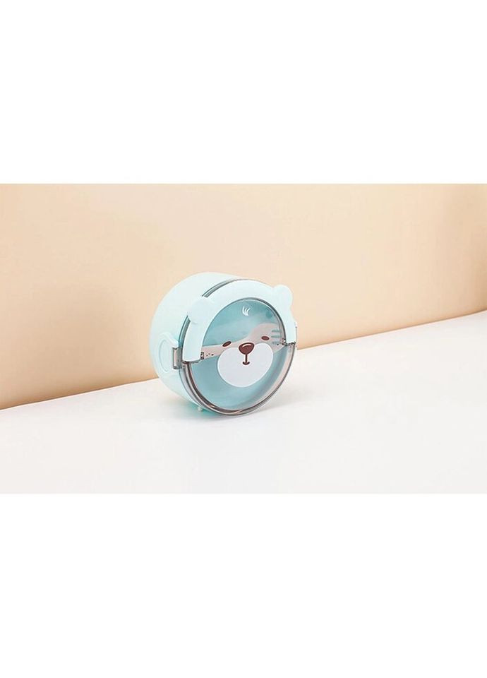 Ланч бокс одноярусный пищевой 11065 800 мл голубой No Brand (324799529)