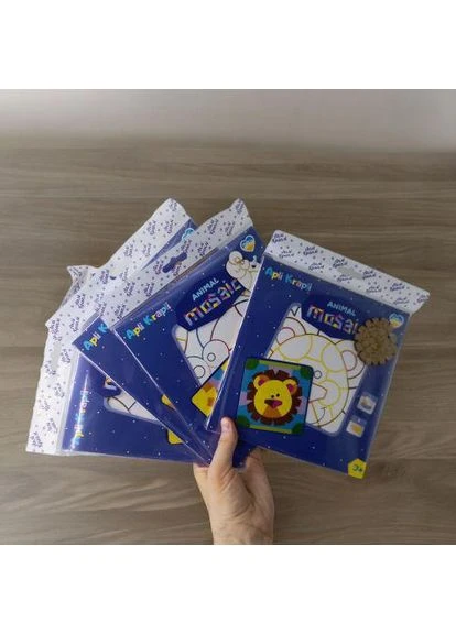 Мозаика детская из фоамирана "Туканчик", 20х20 см (TS01091996240688) Аплі Краплі (393492689)