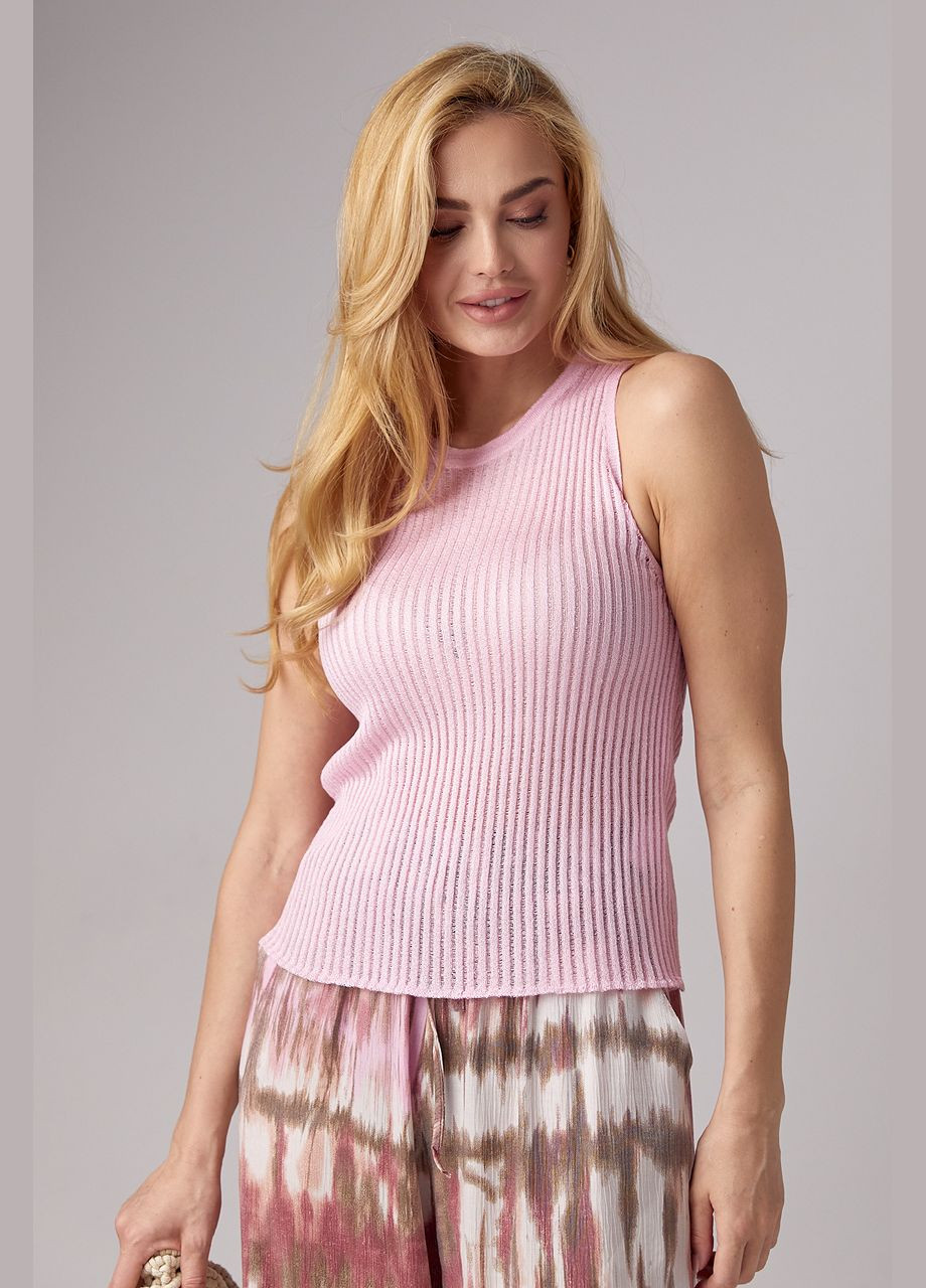 Вязаная ажурная майка Liton — 296469642