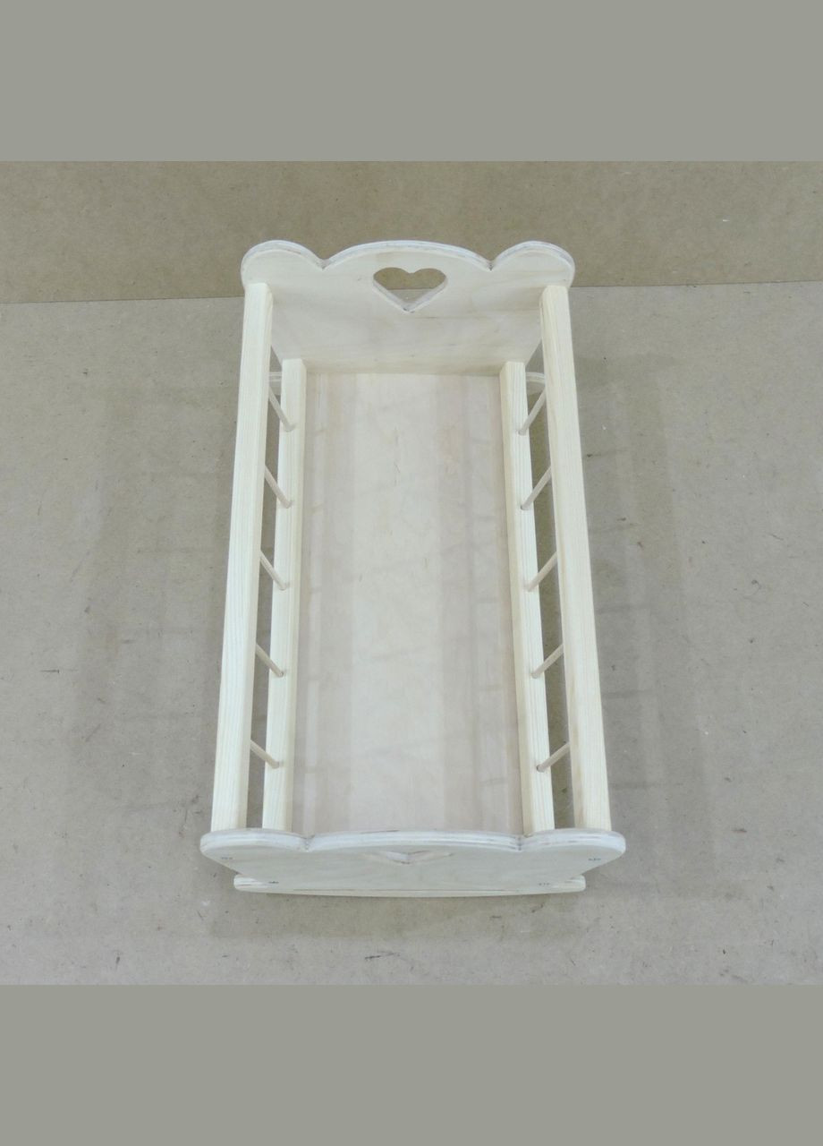 Кровать для кукол из дерева Анна бланже (КРТ-002101) No Brand (328605520)