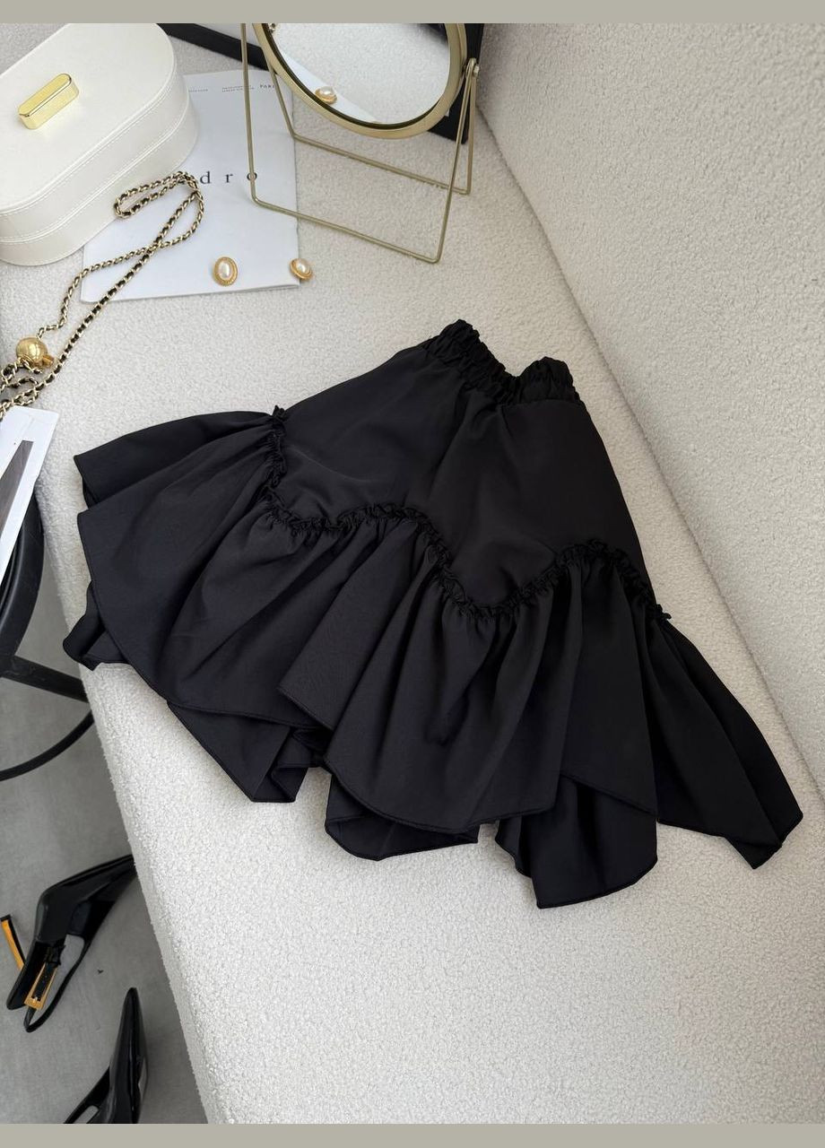 Женская черная юбка шорты No Brand (332807715)