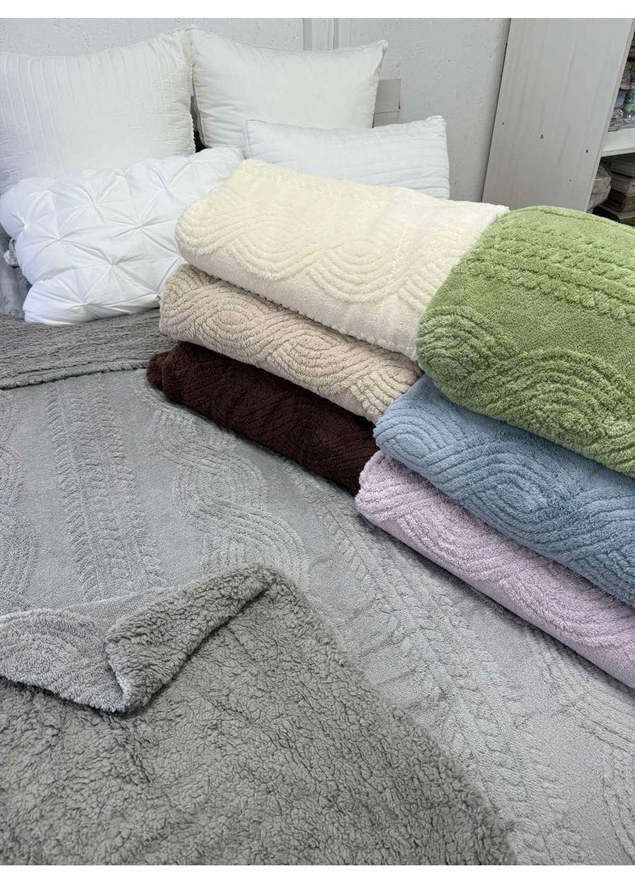 Теплий плед євро на овчині Vishnya (365715653)