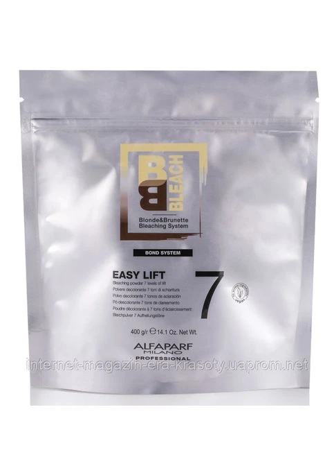 Пудра для волосся освітлююча синя з маслом Марули BB BLEACH Easy Lift 7, 400 г Alfaparf (396362065)