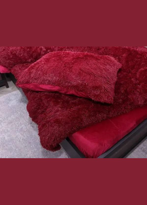 Велюровое постельное белье на кровать (П4К-velur-travka-001-04) No Brand (306633818)