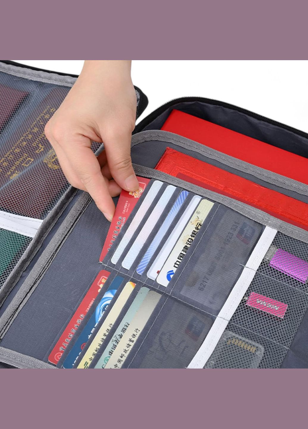 Сумка-органайзер для документів чорна (A-025567) LoveYouHome (327091890)