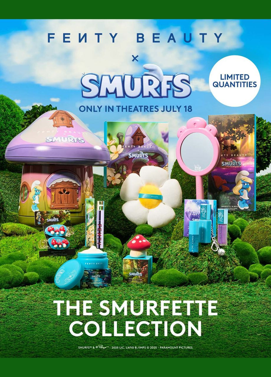 Масло для губ х SMURFS из набора Smurfette Smooches Lip Essentials Duo Fenty Beauty (342116616)