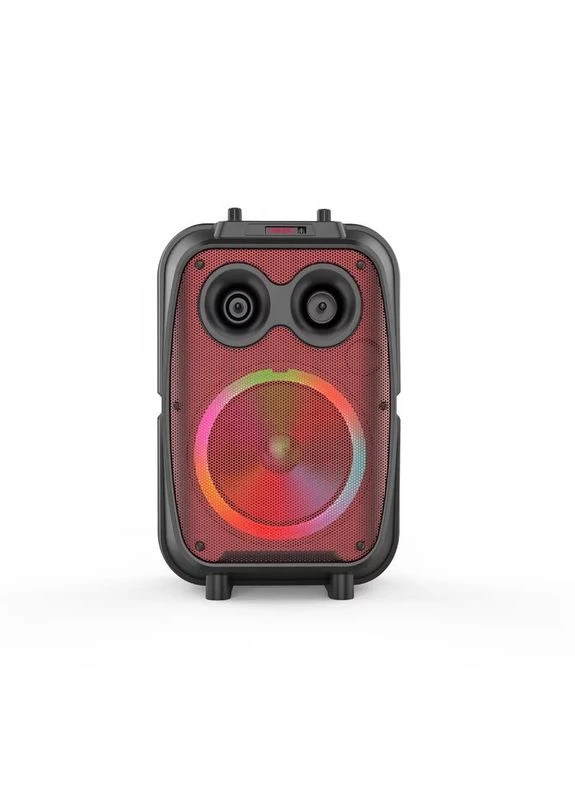 Портативна Bluetooth колонка RIAS ZQS-8120 8" RGB валіза з караоке 3000 mAh 20W Black (3_05116) No Brand (395878066)