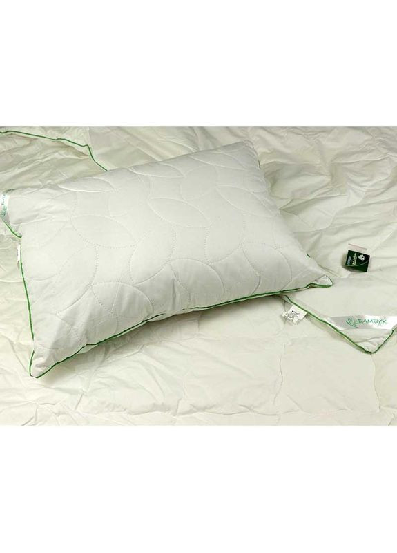 Подушка 70x70 - Силиконовая тик бамбук белая (100001718) Руно (307413864)