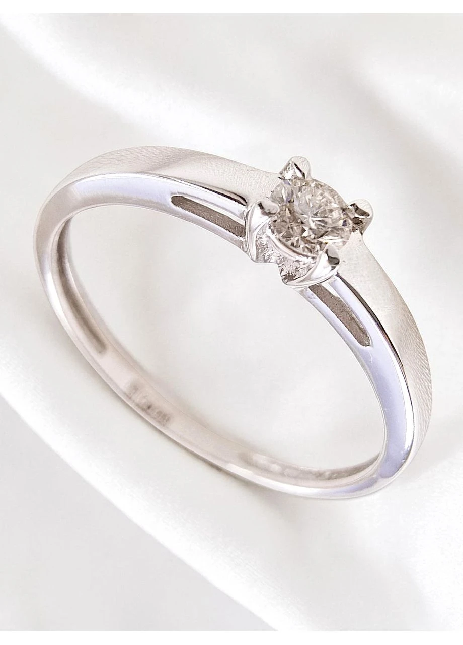 Золота каблучка з діамантом (16.5р) 1107478202-7к SOVA jewelry house (390392828)